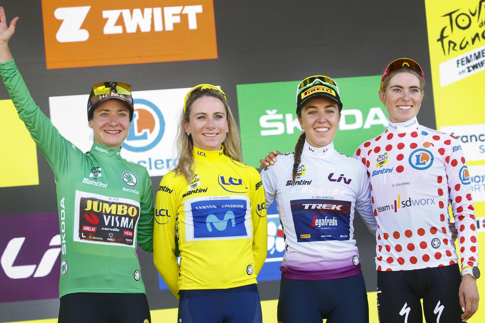 Tour de France Femmes avec Zwift 2024 trapt af in Rotterdam